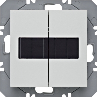 KNX-Funk Wandsender 2fach polarwei� matt 85656188
