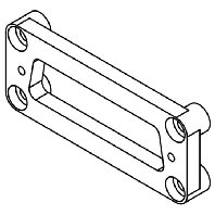 Adapter-Kunststoff f.1xD-Sub 09 20 000 9929