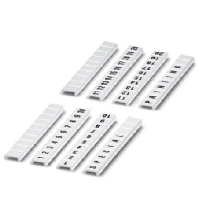 Label for terminal block 3,5mm white ZBF 3,5,LGS:21-30