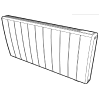 Convector 0...1kW 675x546x105mm RCE 100