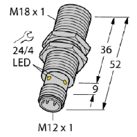Sensor induktiv BI5-M18-Y1X-H1141