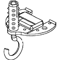 Junction box for ceiling luminaire 225 HP