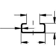 Reihenschiene 2910/1 SO