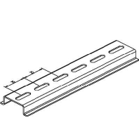 Mounting rail 2000mm Steel 2935/2 GL