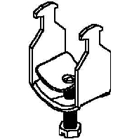 Cable clamp for strut 22...26mm BA 26