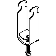 Cable clamp for strut 38...42mm B 42/2 AL