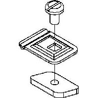 Clamp for separation plate cable support KLWC 16