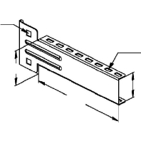 Bracket for cable support system 205mm KTUL 200