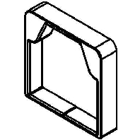 Cable protection ring for duct 60x40mm LER 40.060