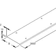 Cover for cable support system 205mm RDVS 200