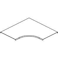 Bend cover for cable tray 104mm RESDV 100