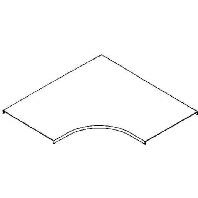 Bend cover for cable tray 204mm RESD 200