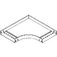 Bend for cable tray (solid wall) RES 35.100