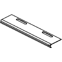 Bottom end plate for cable tray (solid RKB 300