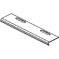 Bottom end plate for cable tray (solid RKB 400