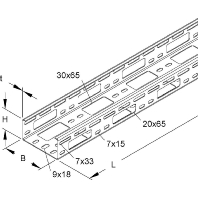 Cable tray 50x100mm RSV 50.100