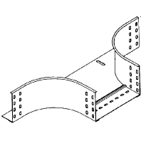 Add-on tee for cable tray (solid wall) RTA 110.100