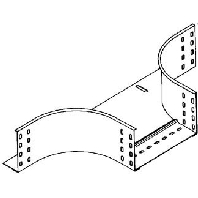 Add-on tee for cable tray (solid wall) RTA 110.200