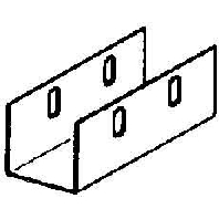 Longitudinal joint for cable tray RV 50.075 F