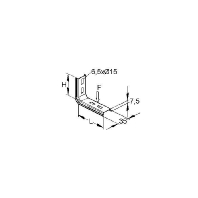 Bracket for cable support system 85mm TK 60.85