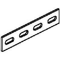 Flat coupler for U-profile VB 50