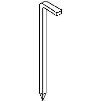 Hook nail 3,4x80mm 1101 3.4x80