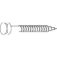 Hexagon head wood screw 8x60mm 12400 8x60 G