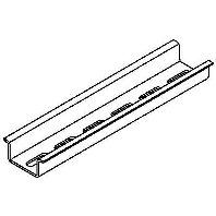 Hutschiene gelocht 2069 15 1.5 GTPL