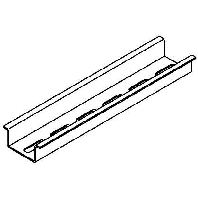 Mounting rail 2000mm Steel 2069 15 2.2 GTPL