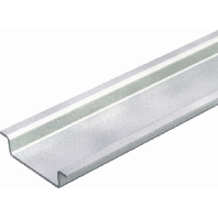 Mounting rail 2000mm Steel 2069 2M BK