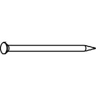 Stahlnadel gehrtet 2x16mm Stahl blank 362 16 BK