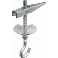 Toggle fixing with ceiling hook 100x6 454 M6x100 G
