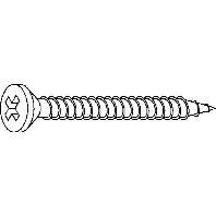 Wood screw 4x35mm 4759 4.0X35
