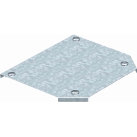 Add-on tee cover for cable tray 100mm DFT 100 FS