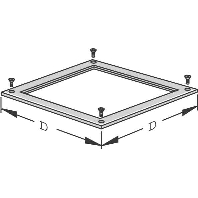 Mounting cover for underfloor duct box DUG 350-3 9