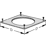 Mounting cover for underfloor duct box DUG 350-3 R9