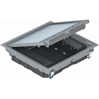 Installation box for underfloor duct GES9 55U V 9011