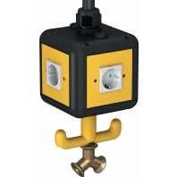 CEE-Socket combination hangable IP20 VH-4L 4SD