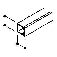 Wand+Deckenkanal m.Obert. 15x15mm,PVC WDK15015CW