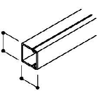 Wireway 20x20mm RAL9001 WDK20020CW