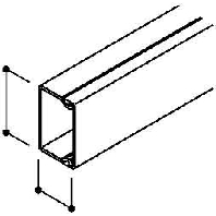 Wand+Deckenkanal 25x40mm,PVC WDK25040CW