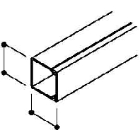 Wand+Deckenkanal 30x30mm,PVC WDK30030CW