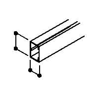 Wand+Deckenkanal m.Obert. 40x60mm,PVC WDK40060LGR