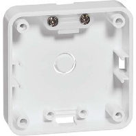 Surface mounted housing 1-gang black D 791.19 F