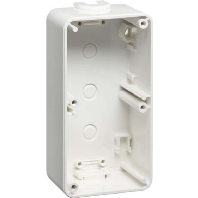 Surface mounted housing 2-gang white D 792.02