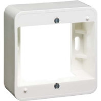 Surface mounted housing 1-gang white D 80.691.02