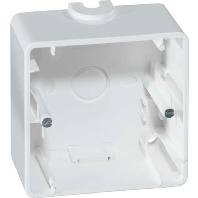 Surface mounted housing 1-gang white D 95.691.02