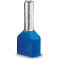 Cable end sleeve 0,75mm insulated AI-TWIN 2X0,75-8 BU