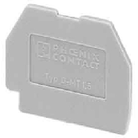 End/partition plate for terminal block D-MT 1,5