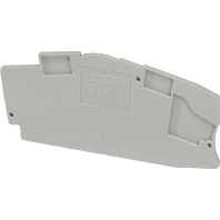 End/partition plate for terminal block D-PTME 6/1P